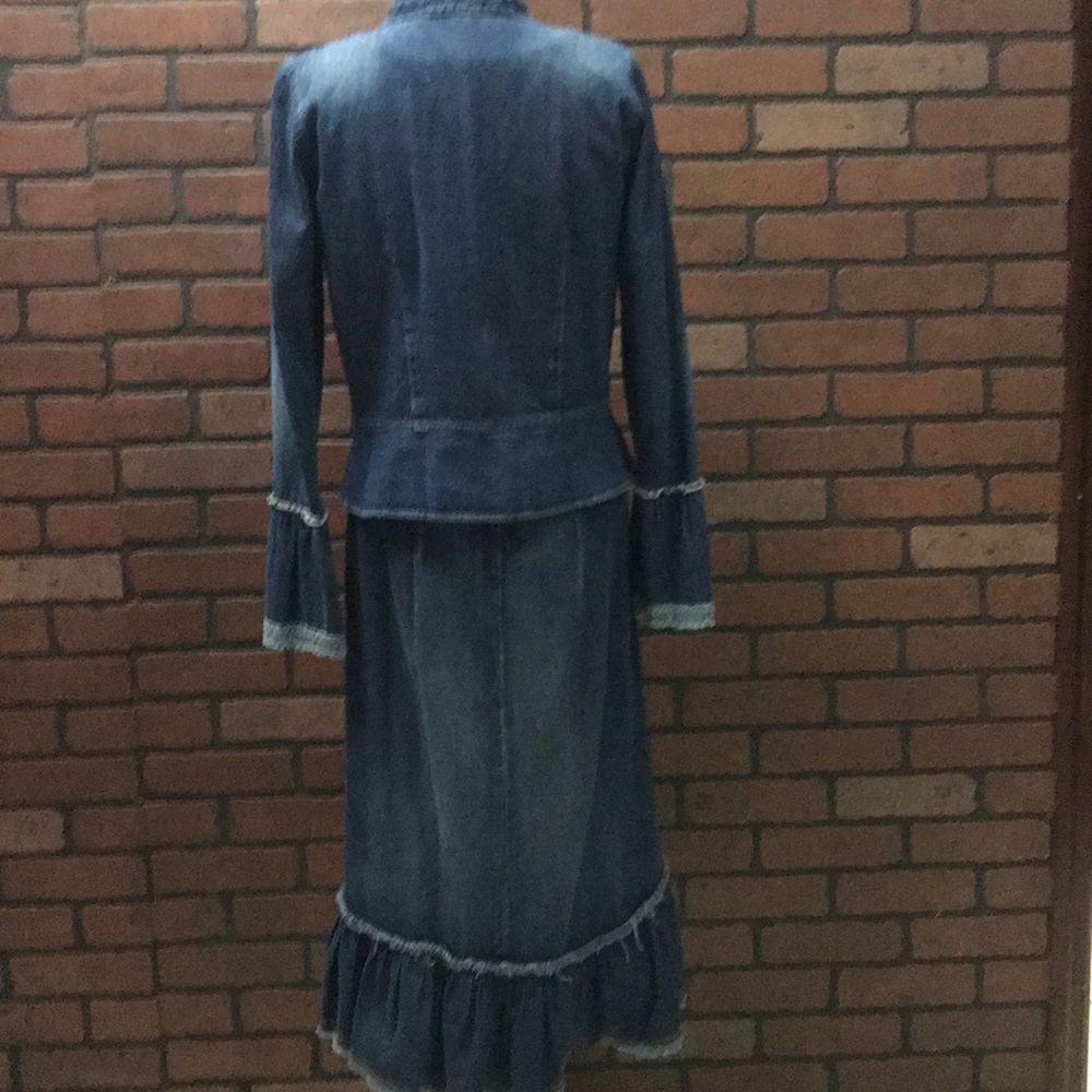 Two pieces KarenKane Denim Dress 100% cotton - Picture 7 of 8